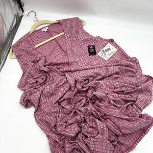 New With Tags LuLaRoe Joy Long Vest L (12-14)